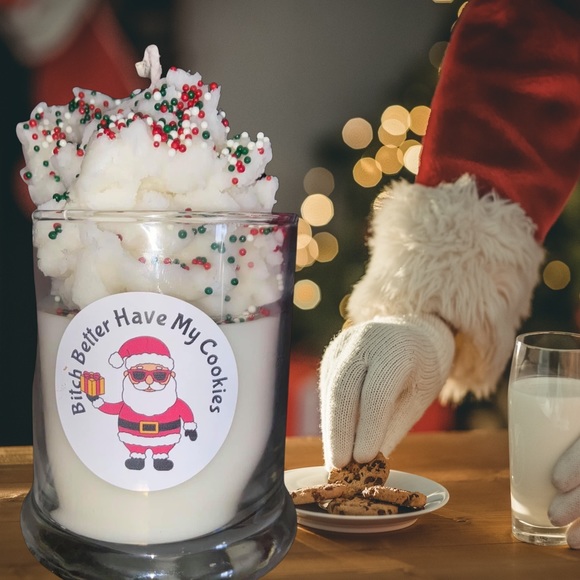 Christmas cookies and. Milk candle - Picture 2 of 2